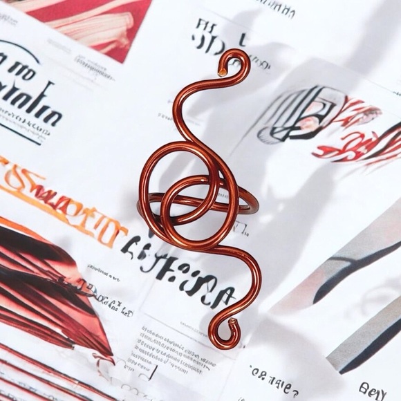 5 For $25💫Copper Swirl Ring - Picture 3 of 6